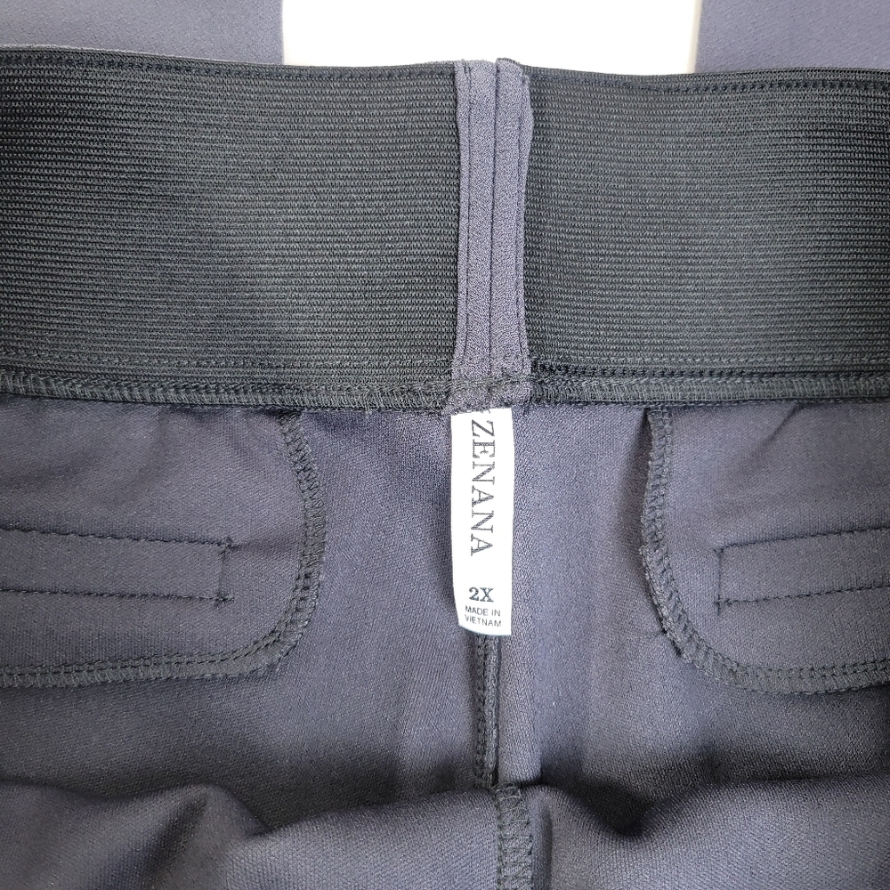 Zenana Wide Leg Comfort Waistband Pull on Business Professional Pants Size 2X - Picture 6 of 16